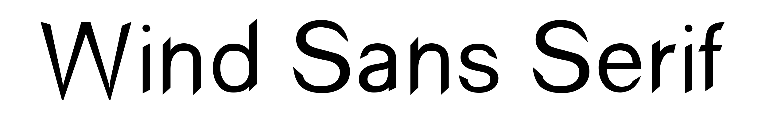 Wind Sans Serif
